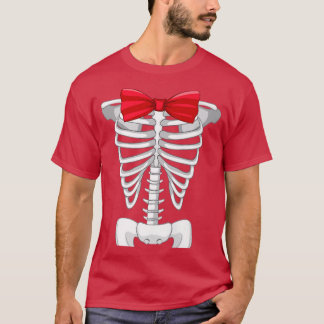 Coola Skeleton Rib Cage XRay Halloween Costume Boy T Shirt