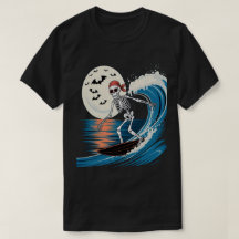 Coola Skeleton Surfing at Night - Halloween Beach
