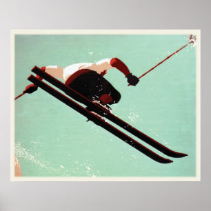 Coola Ski Bum Poster