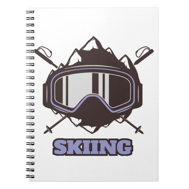 Coola Ski Helmet Anteckningsbok (Framsidan)
