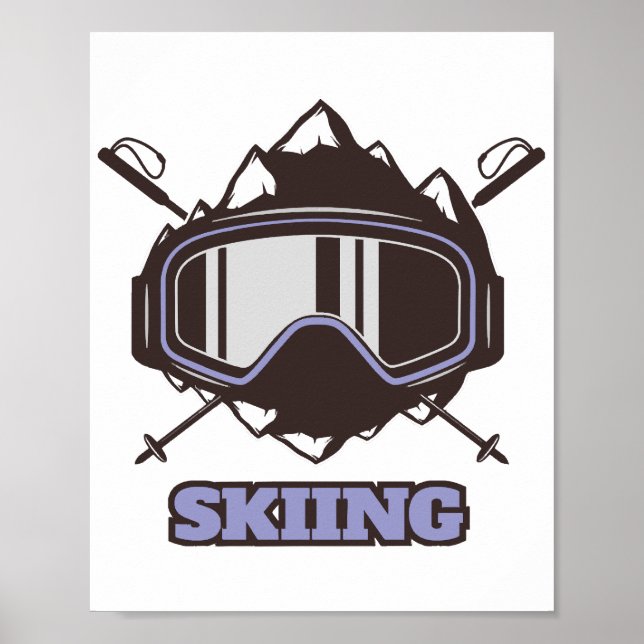 Coola Ski Helmet Poster (Framsidan)