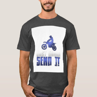 Coola skickar bara Dirt Bike och Motocross Gr T Shirt