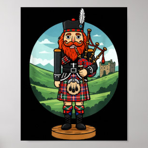 Coola skotska nötknäpparpåse poster