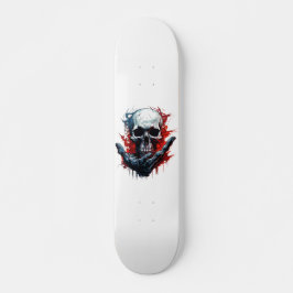 Coola Skull gotiic Mini Skateboard Bräda 18,5 Cm