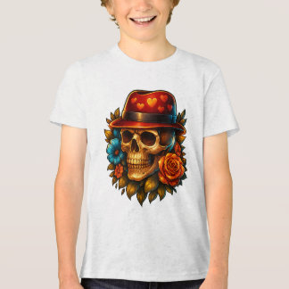 Coola Skull i hjärthattar - Barngrafik T-Shirt