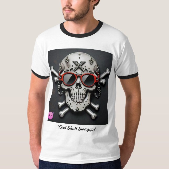 "Coola Skull Swagger" T Shirt (Framsida)