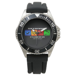 Coola Skydiving Det är ett sätt att leva Armbandsur