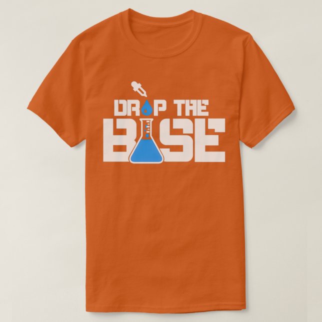 Coola Släpp baslaboratoriets vetenskapliga titreri T Shirt (Design framsida)