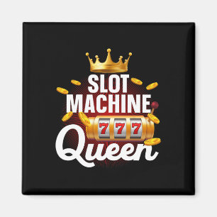 Coola Slot Maskin Queen Art for Women Girls Casino Magnet