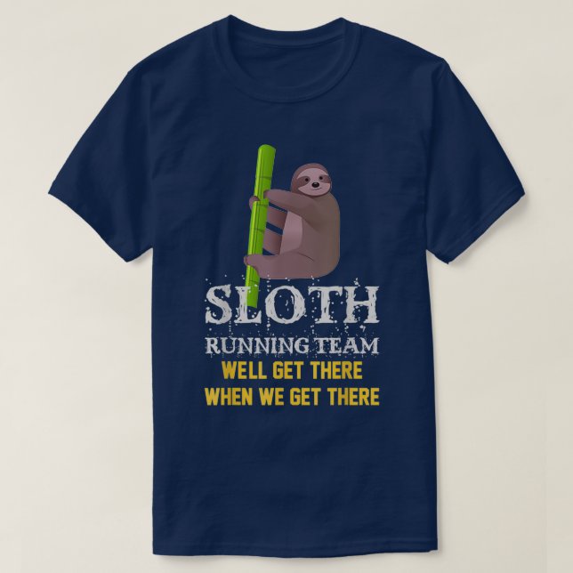 Coola Sloth Runage Team T Shirt (Design framsida)
