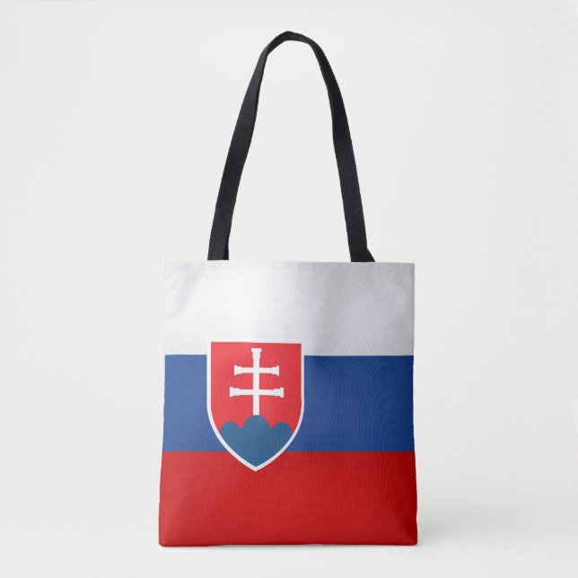 Coola Slovakien Flagga Mode Tygkasse (Framsida)