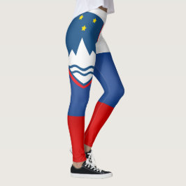 Coola Slovenien Flagga Mode Leggings