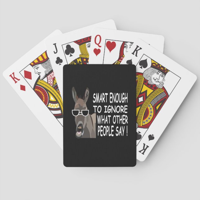 Coola Smart Donkey Casinokort (Baksidan)