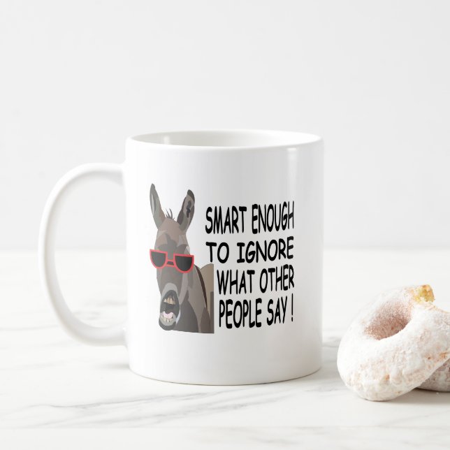 Coola Smart Donkey Kaffemugg (Med munk)