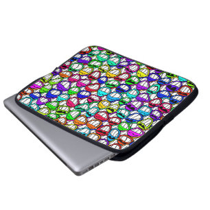 Coola Smilande Ansikte Laptop Fodral