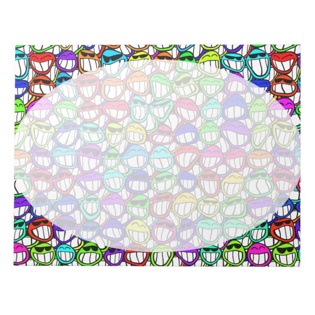 COOLA SMILING ANSIKTE GROUP ANTECKNINGSBLOCK (Framsida)