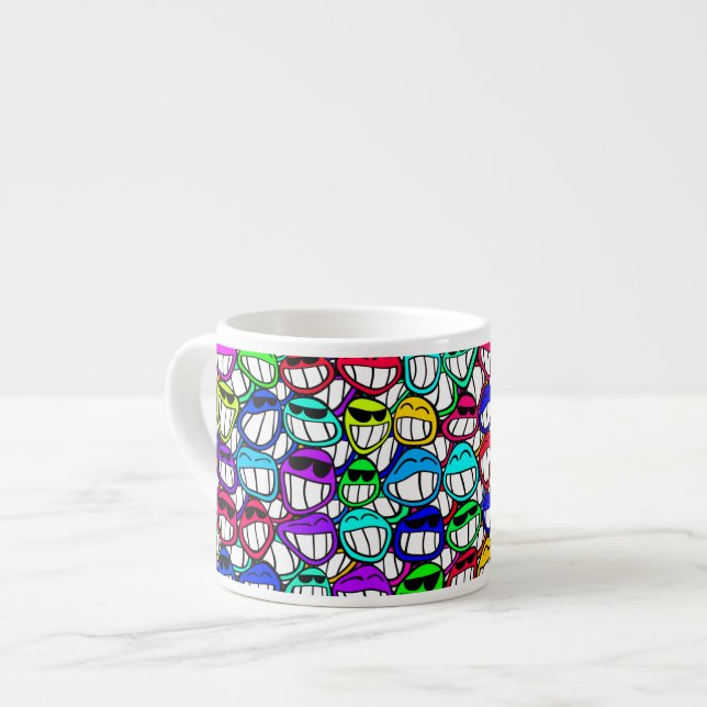 COOLA SMILING ANSIKTE GROUP ESPRESSOMUGG (Framsida vänster)