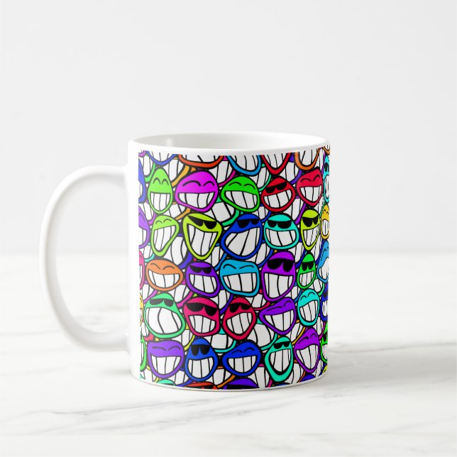 COOLA SMILING ANSIKTE GROUP KAFFEMUGG (Vänster)
