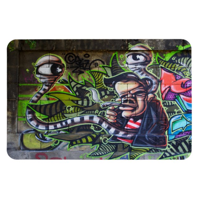 Coola Smoking Guy Magnet (Horisontell)