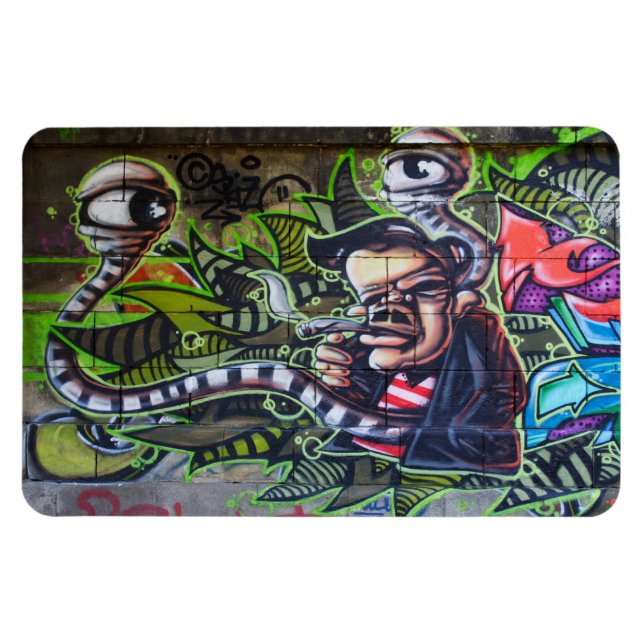 Coola Smoking Guy Magnet (Horisontell)