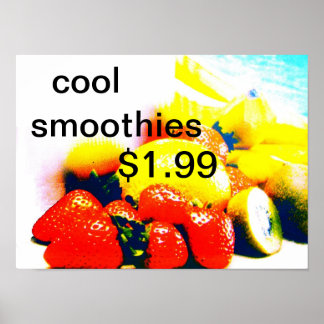 coola smoothies poster