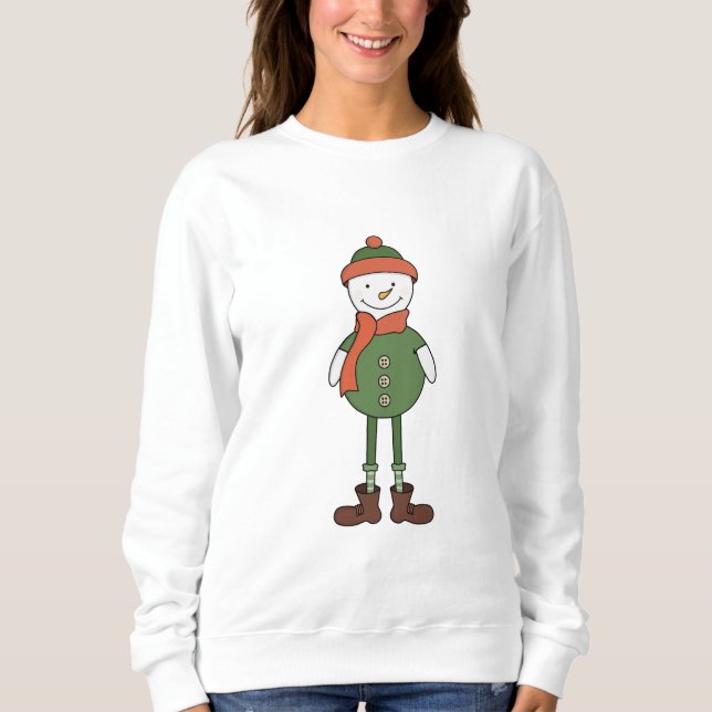 Coola Snögubbe T Shirt (Framsida)