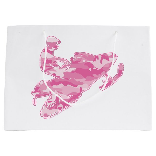 Coola Snömobil i Rosa Camouflage (Framsidan)