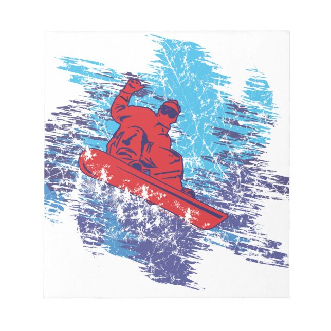 Coola Snowboarder Anteckningsblock (Framsida)