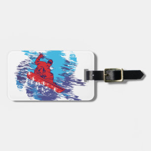 Coola Snowboarder Bagagebricka