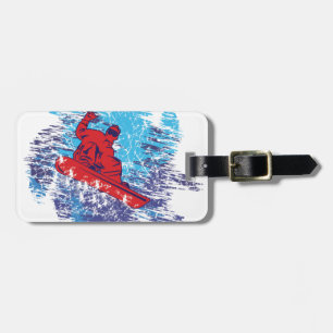 Coola Snowboarder Bagagebricka