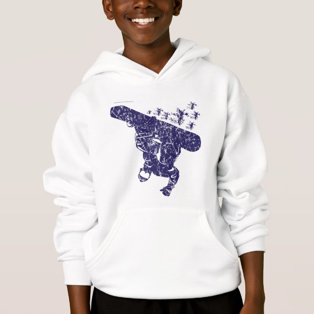 Coola Snowboarder som fångar drivrutiner för högSn T Shirt (Framsida)