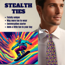 Coola Snowboarder Stealth Neck Tie