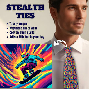 Coola Snowboarder Stealth Neck Tie Slips