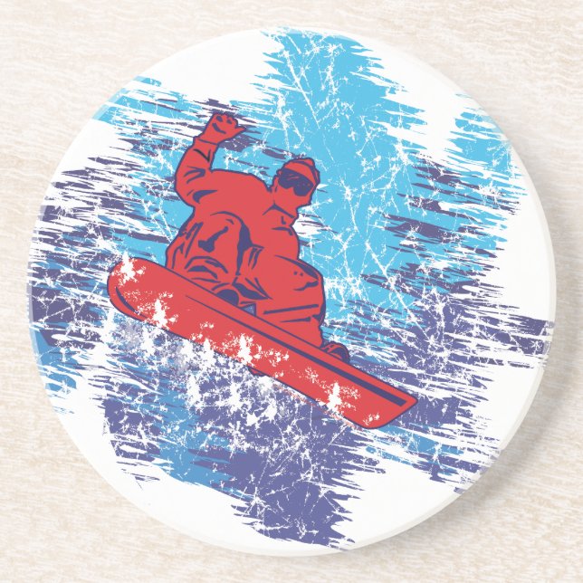 Coola Snowboarder Underlägg (Framsidan)