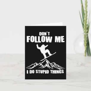 Coola Snowboarding Art För manar kvinnor Snowboard Kort