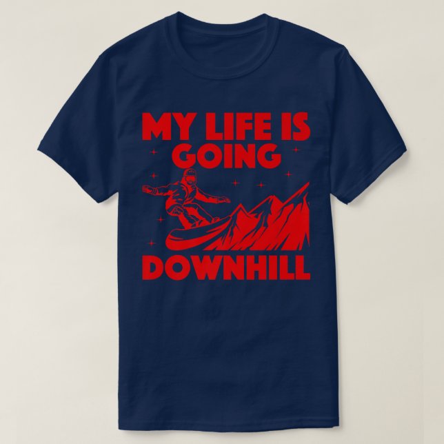 Coola Snowboarding Art För manar kvinnor Snowboard T Shirt (Design framsida)