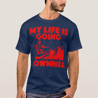 Coola Snowboarding Art För manar kvinnor Snowboard T Shirt