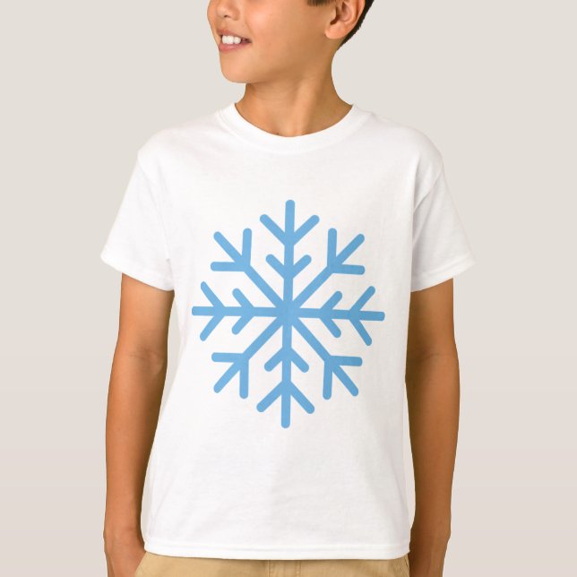 Coola Snowflake Emoji T Shirt (Framsida)