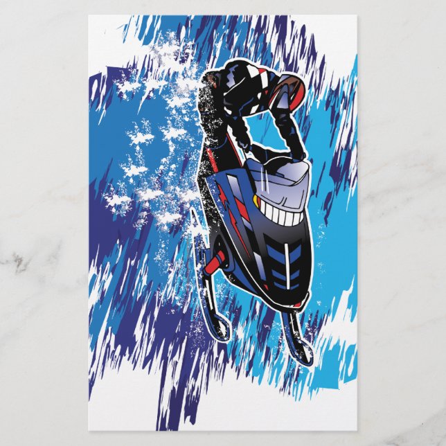 Coola Snowmobiler Brevpapper (Framsida)