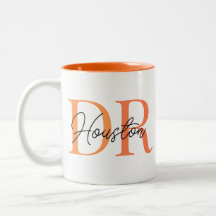 Coola Snyggt DR Gift Personlig Doktor-kaffe Två-Tonad Mugg