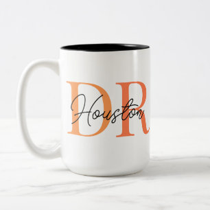 Coola Snyggt DR Gift Personlig Doktor-kaffe Två-Tonad Mugg