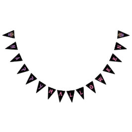 Coola snyggt skalle Halloween fest buntbanderoll Vimplar