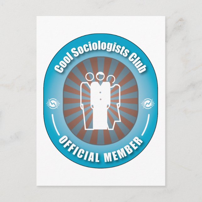Coola Sociologists Klubb Vykort (Framsida)