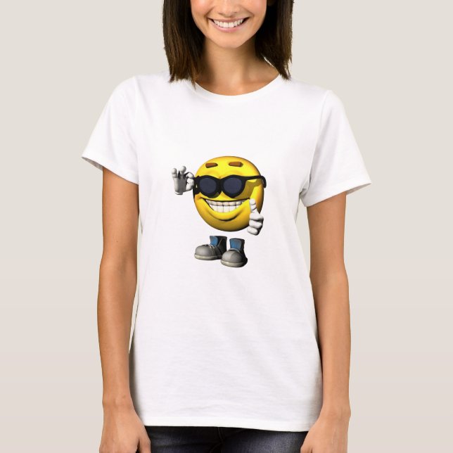Coola Sol Ansikte Tee Shirt (Framsida)