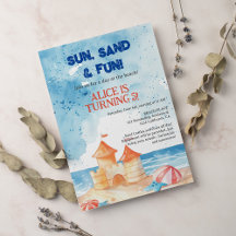 Coola Sol Roligt Beach Party Sand Castle Barns föd