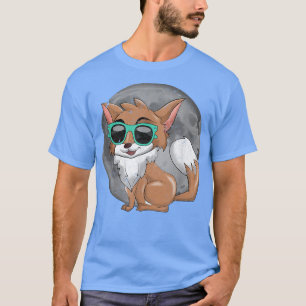Coola Solglasögon, fullvuxet, lover-funny Fox T Shirt