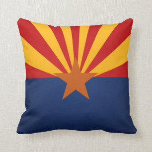 Coola som är statlig av den Arizona flagga Kudde