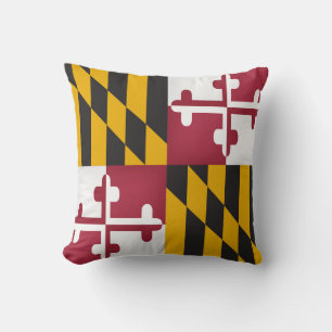 Coola som är statlig av den Maryland flagga Kudde