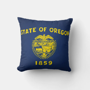 Coola som är statlig av den Oregon flagga Kudde