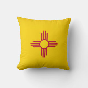 Coola som är statlig av nytt - mexico flagga kudde
